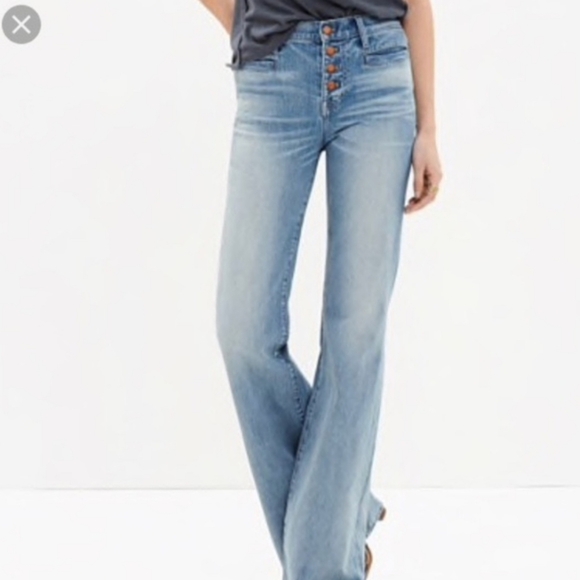 Madewell Denim - Madewell Flee Market Flare Wide Leg Jeans